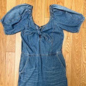 La vie by Rebecca Taylor denim jumpsuit M
